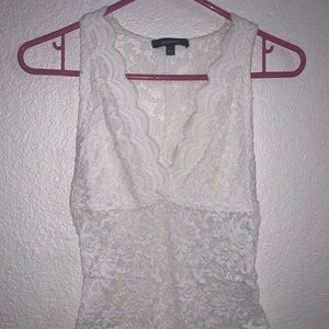 White see through bodysuit